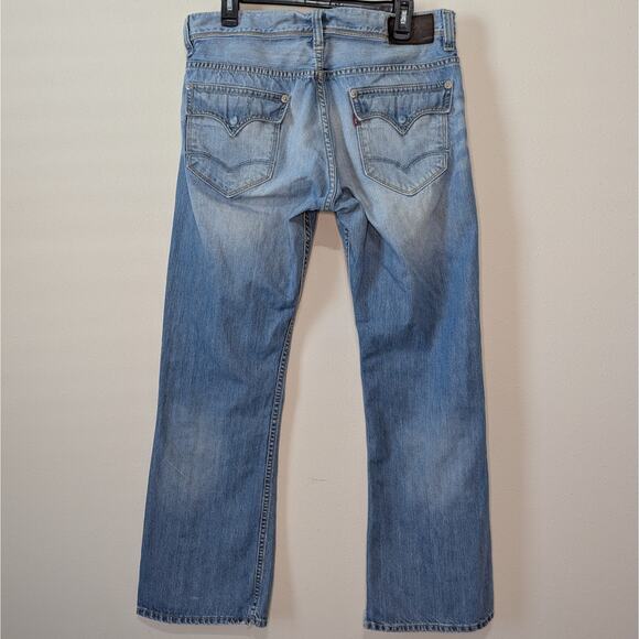 Levi's Vintage 70's Red Label Light Wash Slim Bootcut Denim Jeans Size W36 L32 - Picture 8 of 15